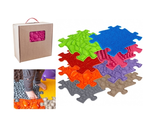 WOOPIE Mata Sensoryczna Ortopedyczna Puzzle 8 el. WERSJA-1A