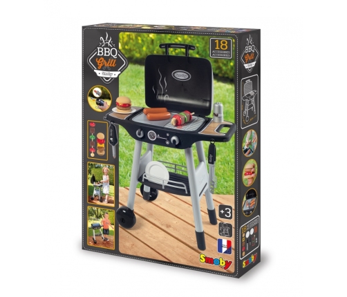 SMOBY Grill Ogrodowy dla dzieci Barbecue 18 akcesoriów