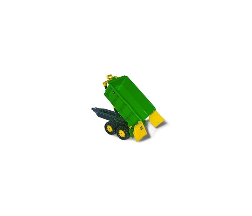 Rolly Toys duża Dwuosiowa Przyczepa John Deere Wywrotka