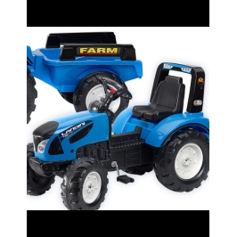 Трактор с педалями с прицепом FALK Landini Blue