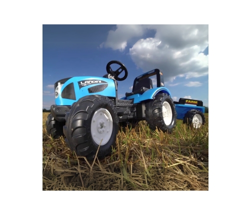 Трактор с педалями с прицепом FALK Landini Blue