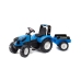 Трактор с педалями с прицепом FALK Landini Blue
