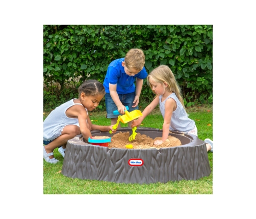 Little Tikes Duża Piaskownica Pień Drzewa Basen z Pokrywą