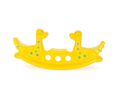 WOOPIE Bujak Wieloosobowy Dino Huśtawka Równoważna Żółta