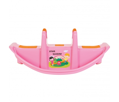 WOOPIE Bujak Wieloosobowy STAR Huśtawka Równoważna Różowa