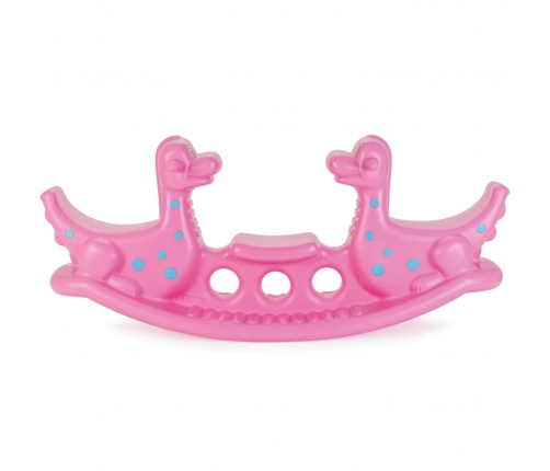 WOOPIE Bujak Wieloosobowy Dino Huśtawka Równoważna Różowa