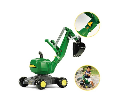 Трактор-каталка Rolly Toys RollyDigger John Deere Green