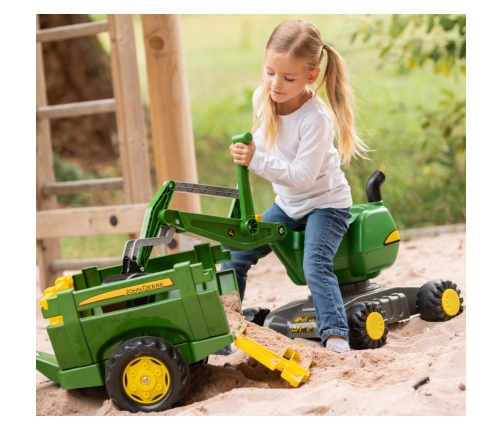 Трактор-каталка Rolly Toys RollyDigger John Deere Green