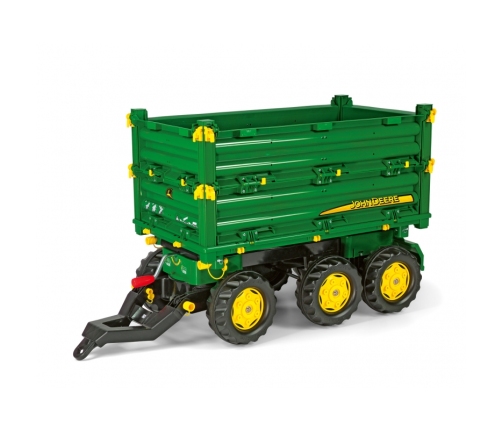 Rolly Toys rollyMulti Trailer -  Przyczepa Wywrotka Rolly Multi John Deere 3 osiowa