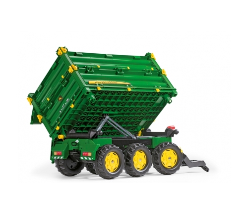 Rolly Toys rollyMulti Trailer -  Przyczepa Wywrotka Rolly Multi John Deere 3 osiowa