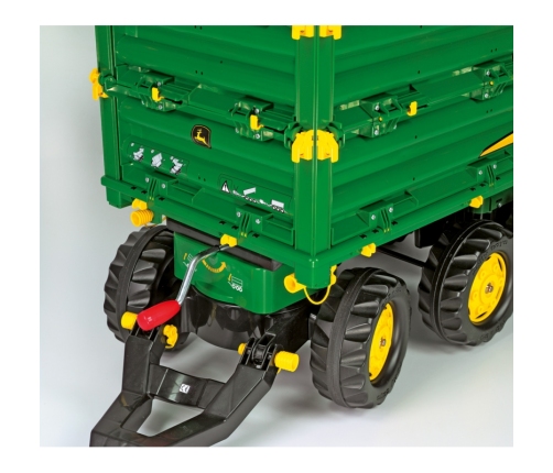 Rolly Toys rollyMulti Trailer -  Przyczepa Wywrotka Rolly Multi John Deere 3 osiowa