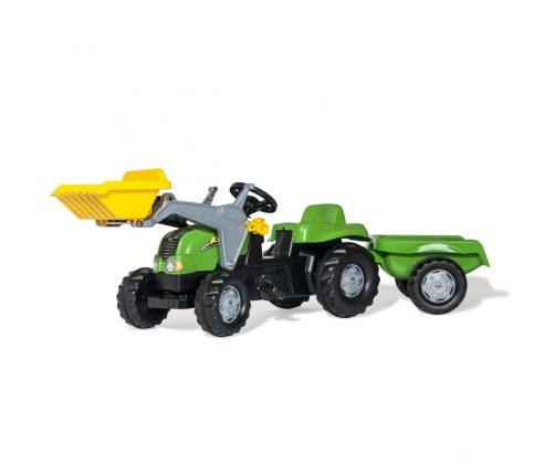 Rolly Toys rollyKid-X Traktor na pedały z Łyżką i Przyczepą