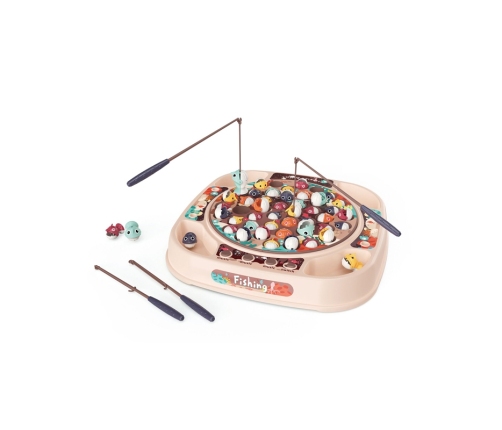 WOOPIE Gra Łowienie Rybek Zestaw 4 Wędki 50 el.