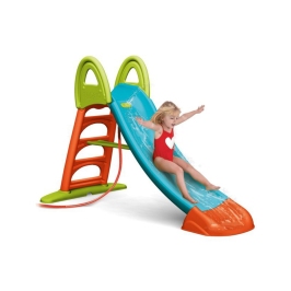 FEBER Duża Zjeżdżalnia Ogrodowa Ze Ślizgiem Wodnym 190 cm