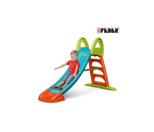 FEBER Duża Zjeżdżalnia Ogrodowa Ze Ślizgiem Wodnym 190 cm