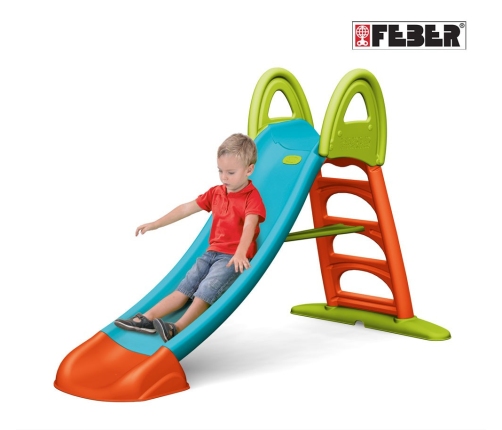 FEBER Duża Zjeżdżalnia Ogrodowa Ze Ślizgiem Wodnym 190 cm