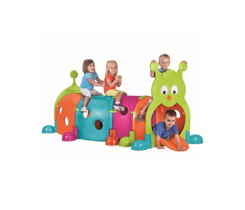 FEBER Duży Tunel dla dzieci Gąsienica XXL Modułowy Plac Zabaw