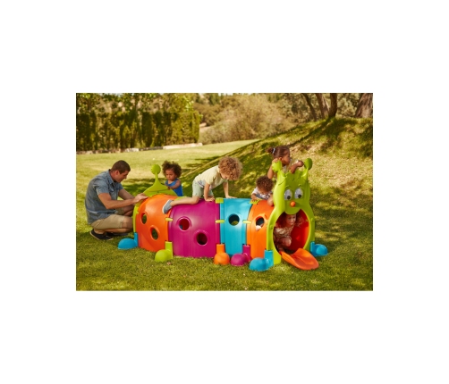 FEBER Duży Tunel dla dzieci Gąsienica XXL Modułowy Plac Zabaw