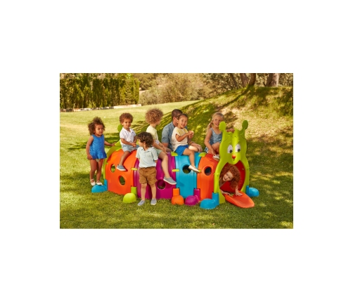 FEBER Duży Tunel dla dzieci Gąsienica XXL Modułowy Plac Zabaw