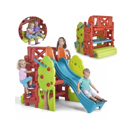 FEBER Plac Zabaw ze Zjeżdżalnią i Stolikiem Wood House