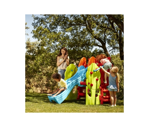 FEBER Plac Zabaw ze Zjeżdżalnią i Stolikiem Wood House