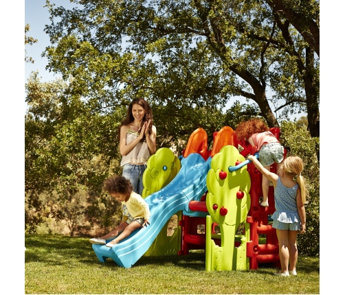 FEBER Plac Zabaw ze Zjeżdżalnią i Stolikiem Wood House