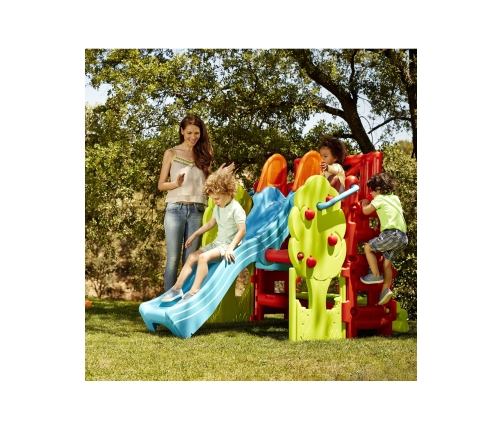 FEBER Plac Zabaw ze Zjeżdżalnią i Stolikiem Wood House