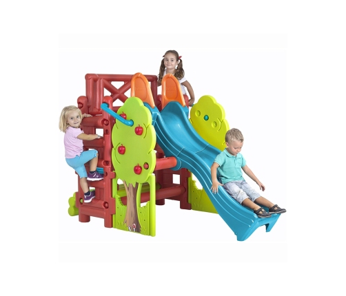 FEBER Plac Zabaw ze Zjeżdżalnią i Stolikiem Wood House