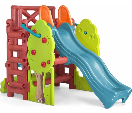 FEBER Plac Zabaw ze Zjeżdżalnią i Stolikiem Wood House