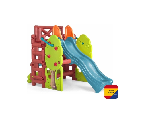 FEBER Plac Zabaw ze Zjeżdżalnią i Stolikiem Wood House