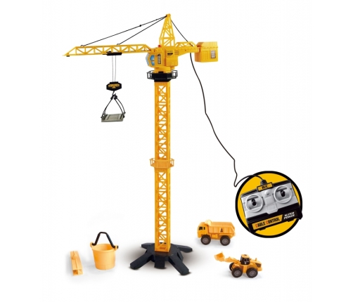 WOOPIE Dźwig Żuraw Zdalnie Sterowany 103 cm R/C Ciężarówka Koparka  + 4 Akc.