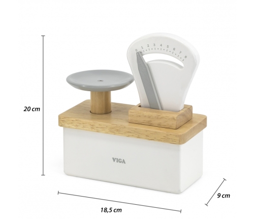 VIGA Drewniana Waga Sklepowa