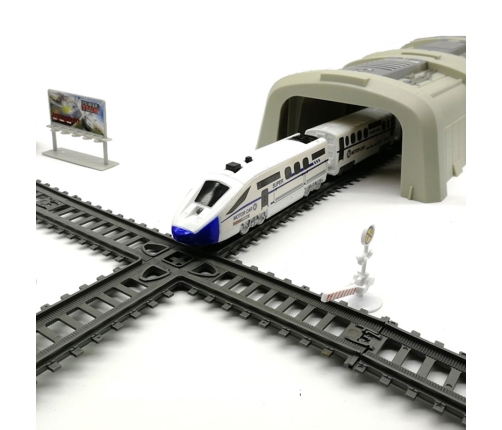 WOOPIE Kolejka Elektryczna Ogromny 914 cm Tor Most Tunel 86 el.