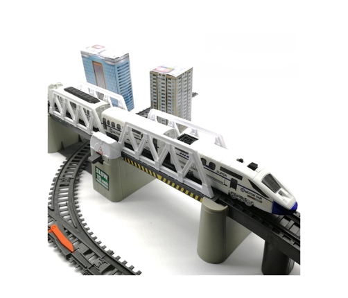 WOOPIE Kolejka Elektryczna Ogromny 914 cm Tor Most Tunel 86 el.