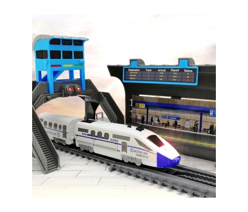 WOOPIE Kolejka Elektryczna Ogromny 914 cm Tor Most Tunel 86 el.