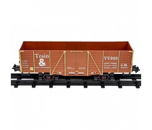 WOOPIE Klasyczny Pociąg Elektryczny Kolejka Tor Dźwięk Światło + 29 Akc.