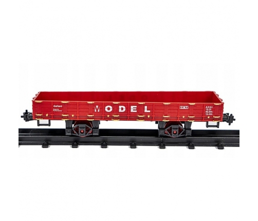 WOOPIE Klasyczny Pociąg Elektryczny Kolejka Tor Dźwięk Światło + 29 Akc.