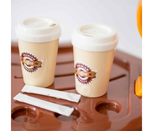 WOOPIE Sklep Supermarket Wózek Kasa Ruchome Elementy + 65 akc.