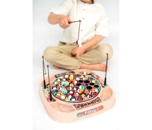 WOOPIE Gra Łowienie Rybek Zestaw 4 Wędki 50 el.