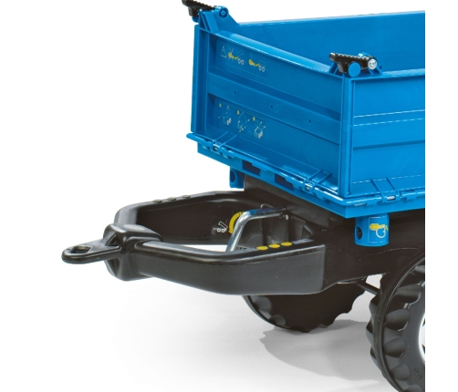 Rolly Toys Przyczepa wywrotka RollyMega Trailer Niebieska