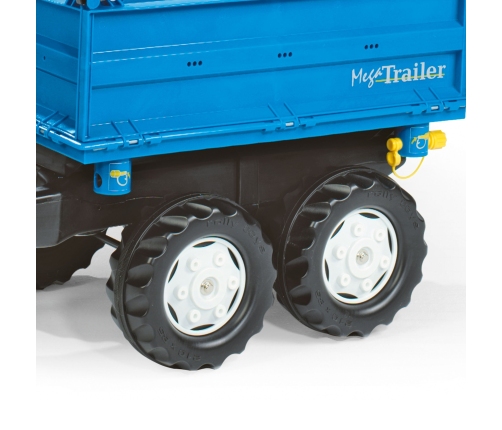 Rolly Toys Przyczepa wywrotka RollyMega Trailer Niebieska