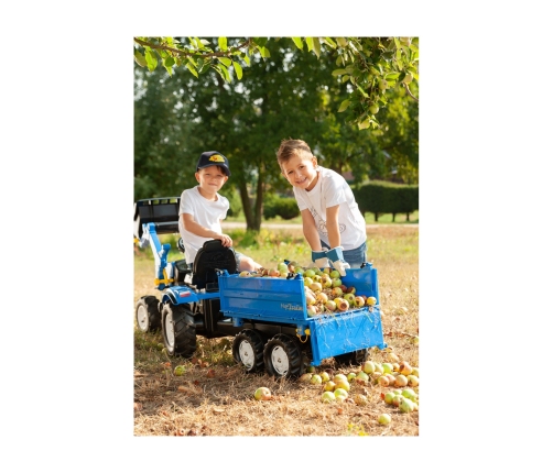 Rolly Toys Przyczepa wywrotka RollyMega Trailer Niebieska