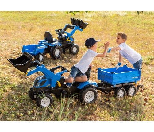 Rolly Toys Przyczepa wywrotka RollyMega Trailer Niebieska