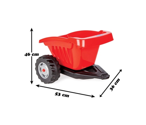 WOOPIE Przyczepka ACTIVE TRAILER Czerwona 35 kg