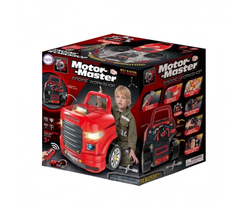 WOOPIE Wielka Ciężarówka Zestaw do Składania Montażu + Akcesoria 61 el.