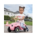 Stumjamā mašīna BIG Bobby Car Classic Flower Pink