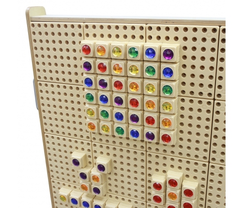 MASTERKIDZ Drewniana Tablica STEM Wolnostojąca