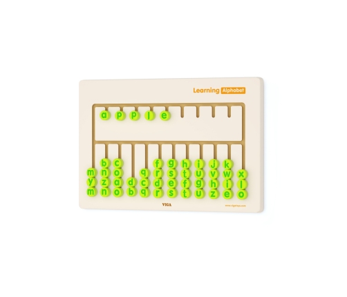 Viga Toys Tablica Sensoryczna Nauka Alfabetu