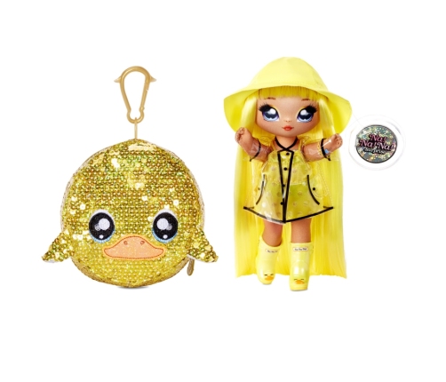 Na! Na! Na! Surprise 2-in-1 Fashion Doll Daria Duckie & Plush Pom with Confetti Duck