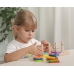 VIGA Drewniane klocki z sorterem kształtów Montessori